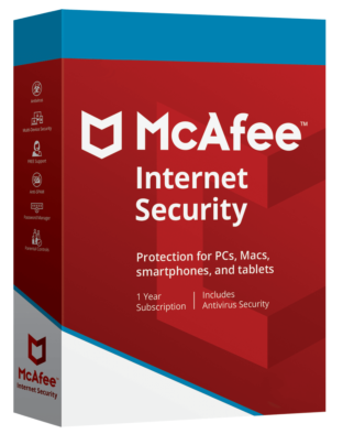 McAfee Internet Security (5 devices - 1 jaar)