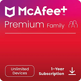 McAfee Premium Family (onbeperkte installaties - 1 jaar)