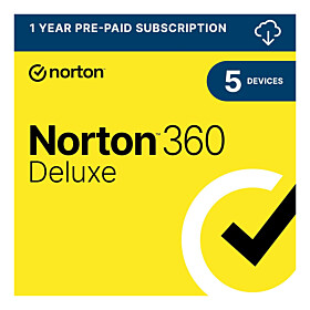 Norton 360 Deluxe 2024 (5-devices 1-jaar)