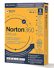 Norton 360 Deluxe (5-devices 1-jaar)