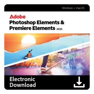 Adobe PhotoShop & Premiere Elements 2025 (1 device - 3  jaar)