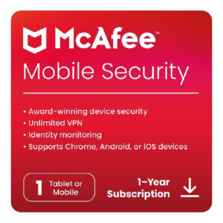 McAfee Mobile Plus - 1 apparaat - 1 jaar